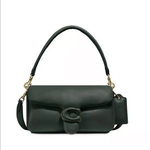 Coach Pillow Tabby 26 Brass/Amazon Green C0772 Crossbody Bag